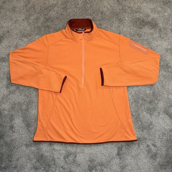 Arc’teryx Delta LT Zip Neck Polartec Waffle Fleece Womens XL Half 1/2 Zip Jacket - Picture 1 of 14